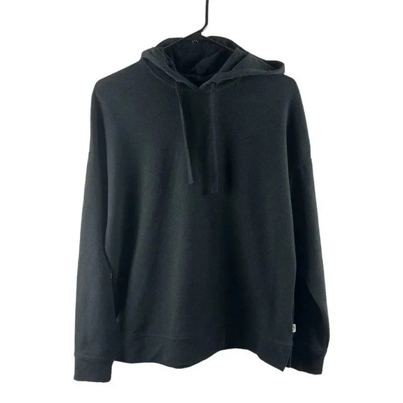 Authentic UGG Women Hoodie Sweatshirt Kyree Micro Terry Black Size: XS Sport - Picture 2 of 14